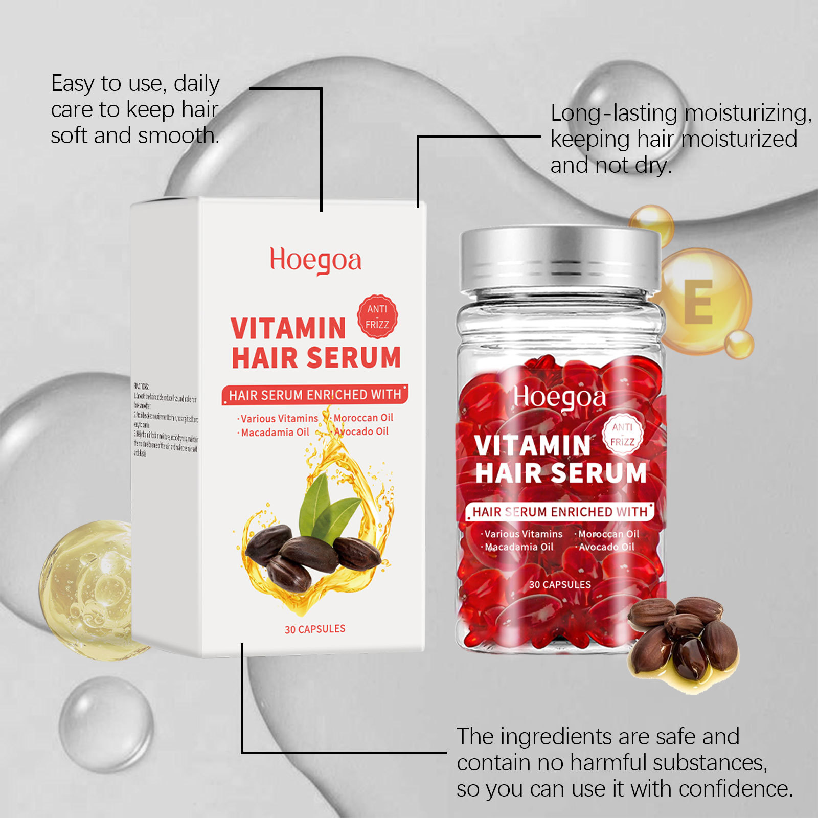 Hair Care Hair Serum - Vitamin Hair Care Serum Capsules Increase