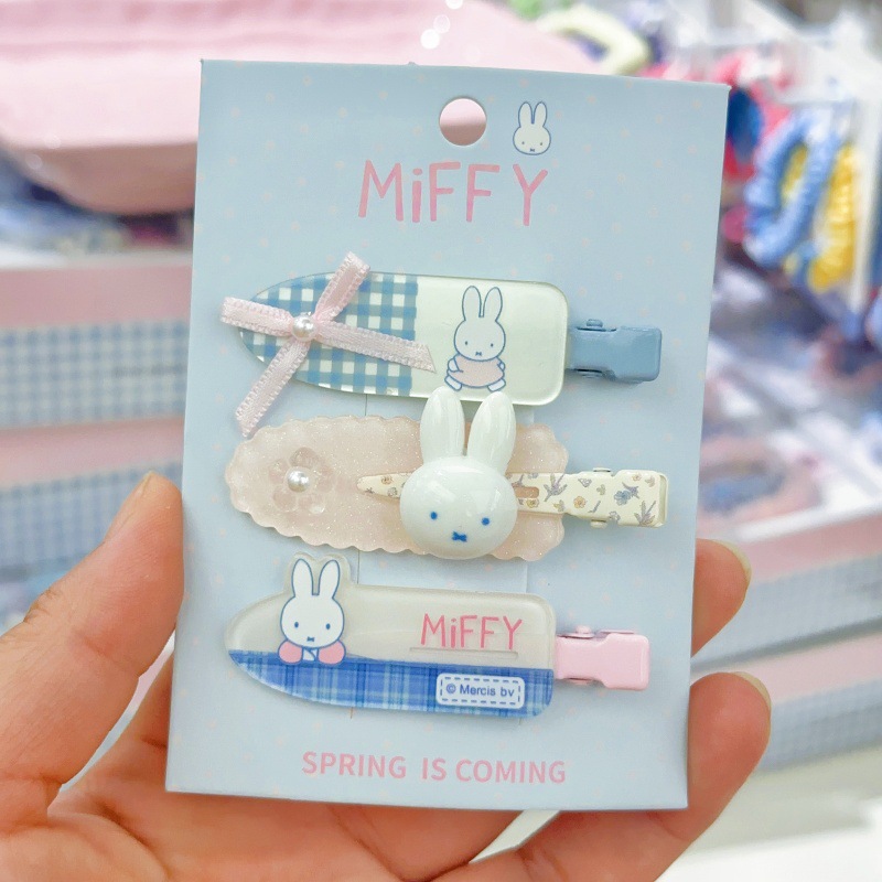 New Miffy rabbit bangs clip si - Clip In Hair Piece review and price