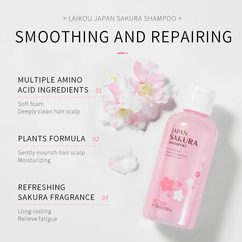 LAIKOU Japan Sakura  Shampoo R - Hair Care Dandruff review and price