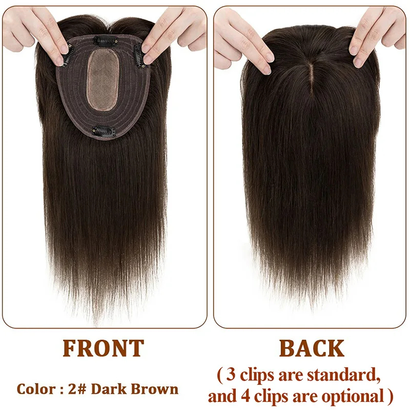 Silk Base Top Women Topper Cli - Clip In Hair Piece review and price