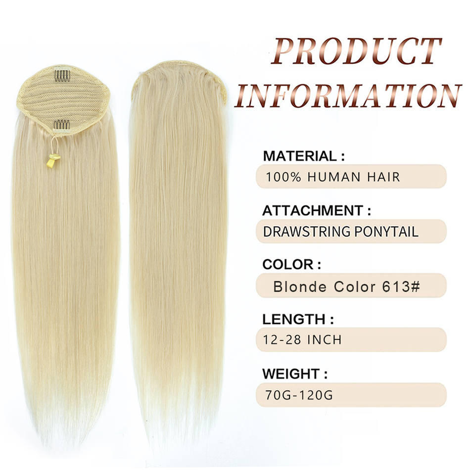 SOVO Drawstring Ponytail Human - Clip In Hair Piece review and price