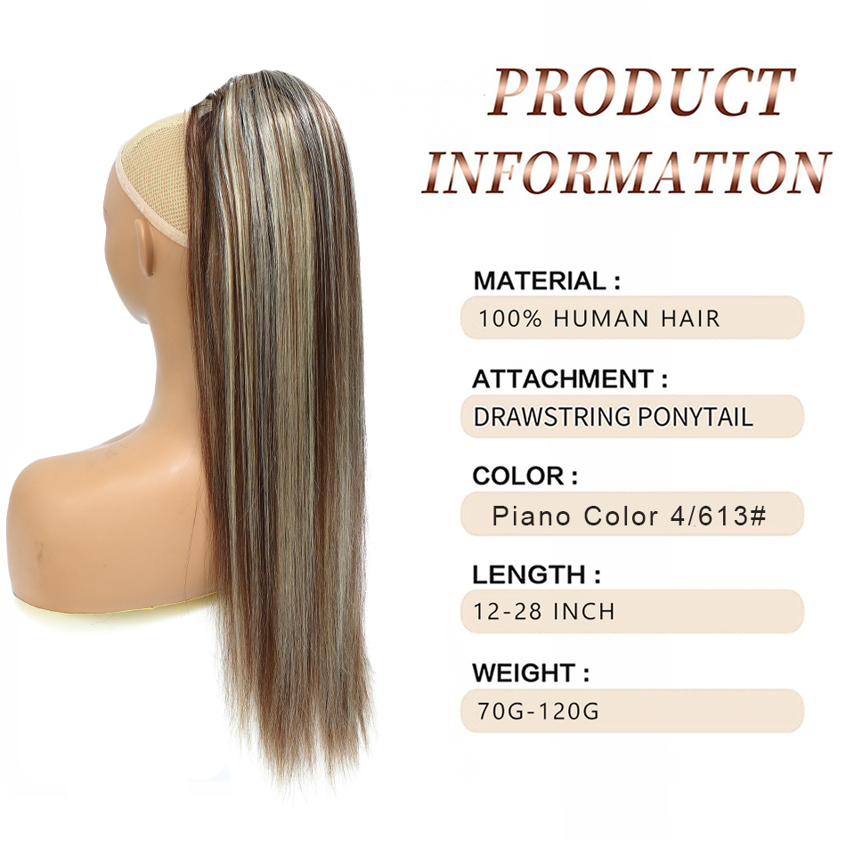 SOVO Drawstring Ponytail Human - Clip In Hair Piece review and price