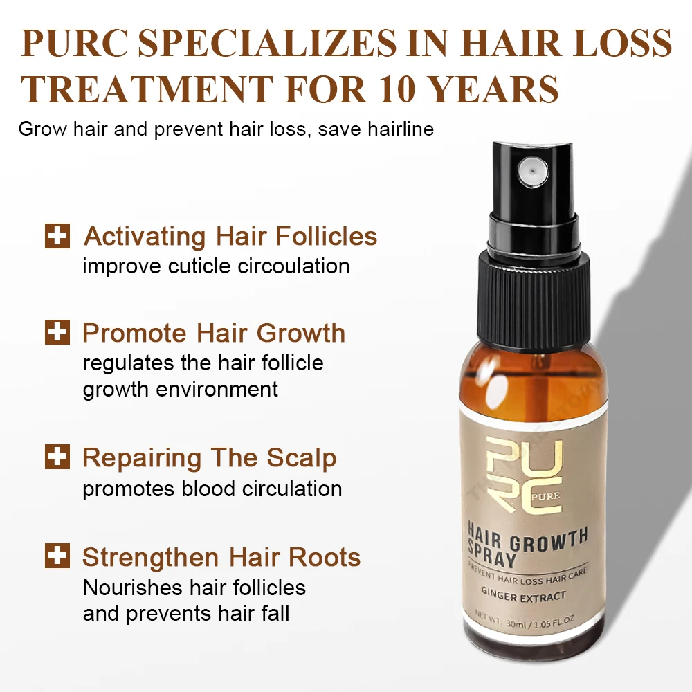 PURC Ginger Hair Spray Root St - Hair Care Hair Serum review and price