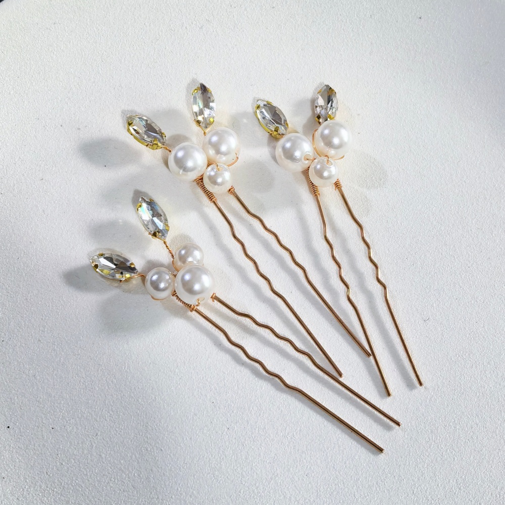 Pearl Crystal Hair Pins Comb S - Clip In Hair Piece review and price