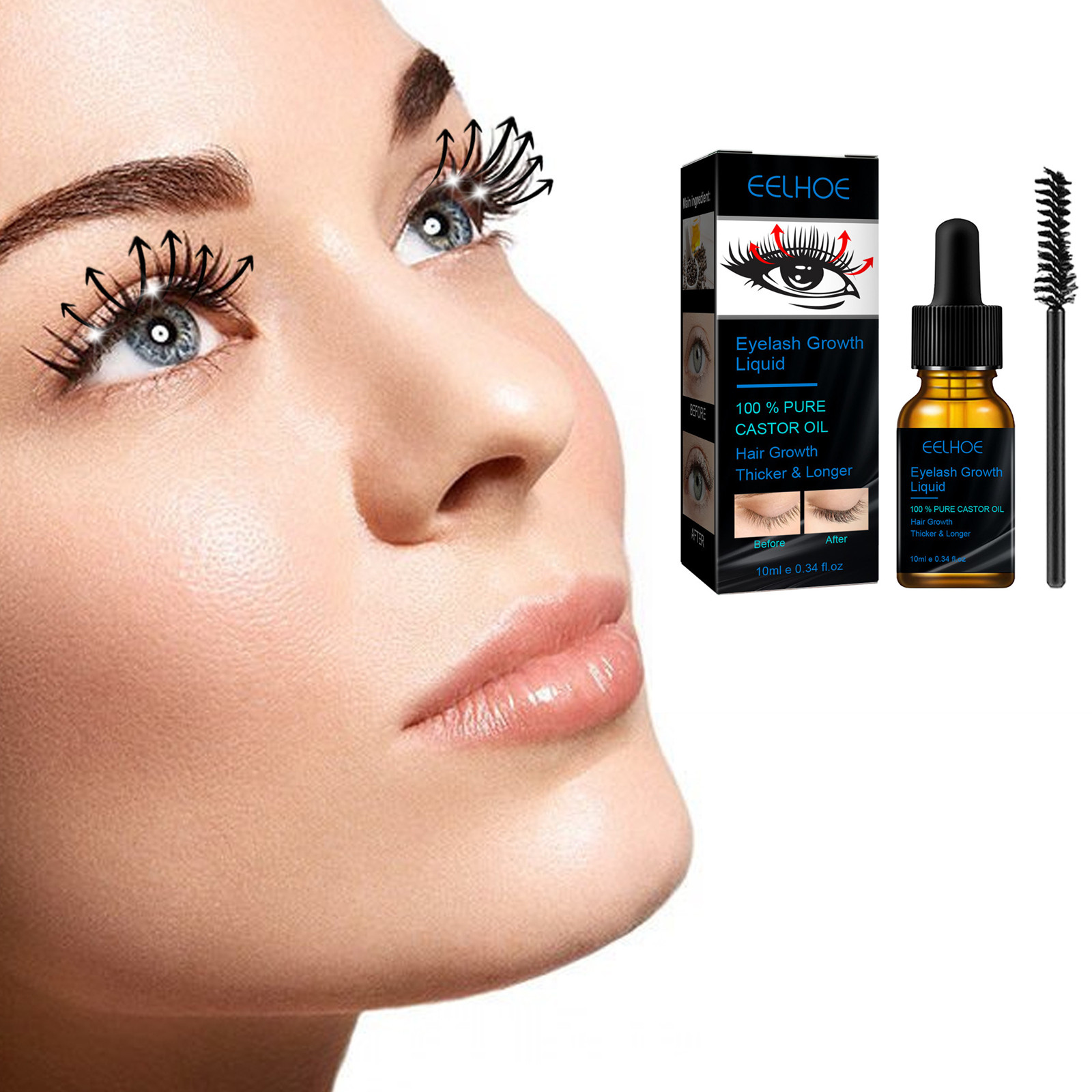Castor Oil Eyelash Growth Seru - Hair Care Tonic review and price