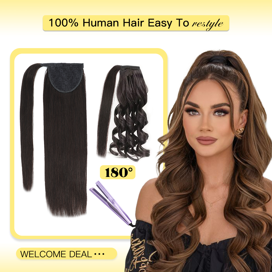 Yelo Ponytail Human Hair Migic - Clip In Hair Piece review and price