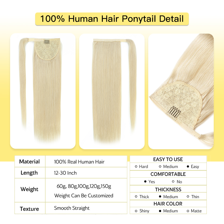 Yelo Ponytail Human Hair Migic - Clip In Hair Piece review and price