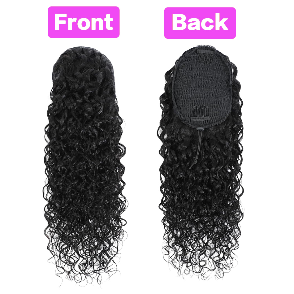 Water Wave Drawstring Ponytail - Clip In Hair Piece review and price