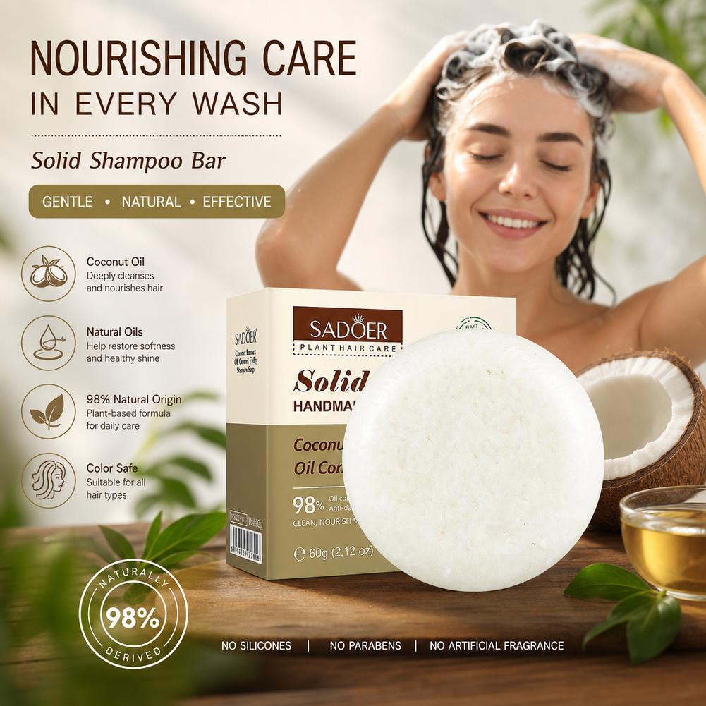Natural Coconut Shampoo Bar fo - Hair Care Dandruff review and price